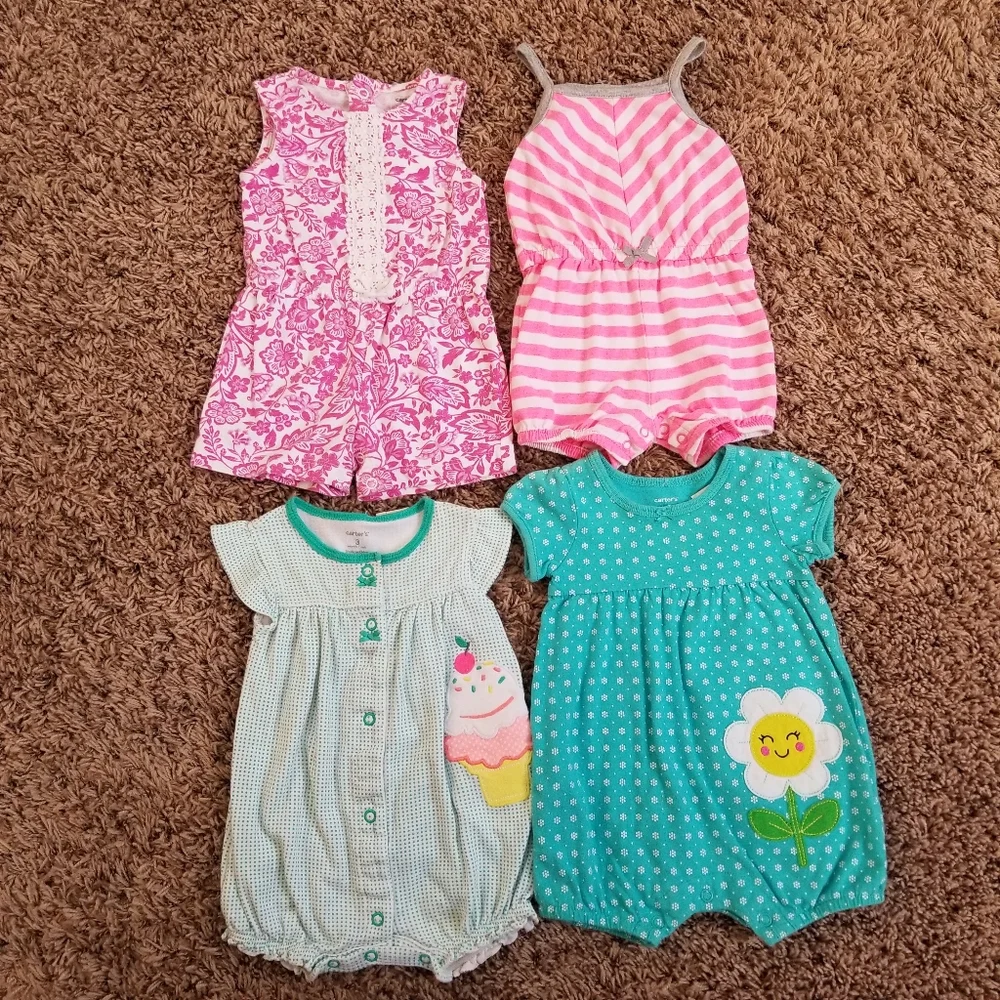 Carter's 16 Piece Summer Bundle Girls 3 Months